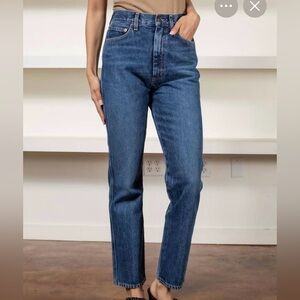 Agolde Women’s Pinch Waist Kick Flare High Rise Denim Jeans Size 33 Placebo